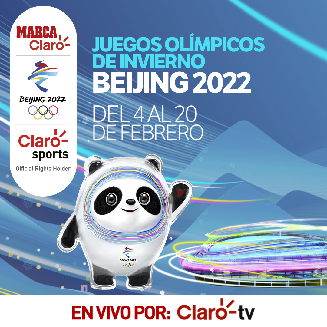 Los Juegos Olímpicos de Invierno de Beijing 2022 se vivirán por la multiplataforma de Marca Claro.