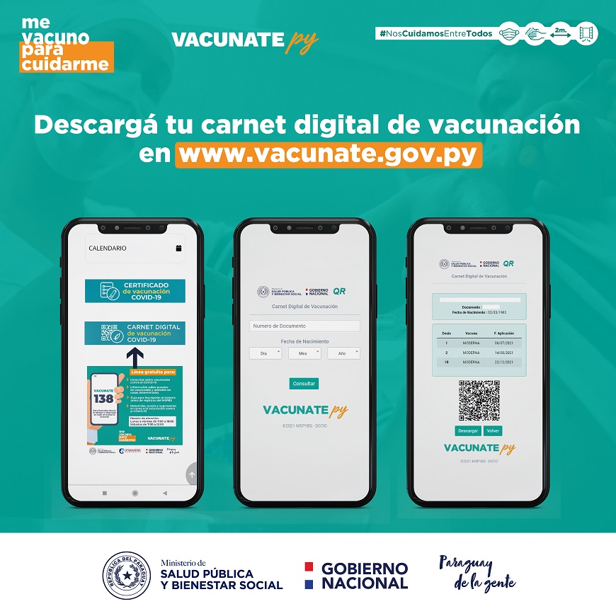 Carnet digital de vacunación contra el Covid-19.