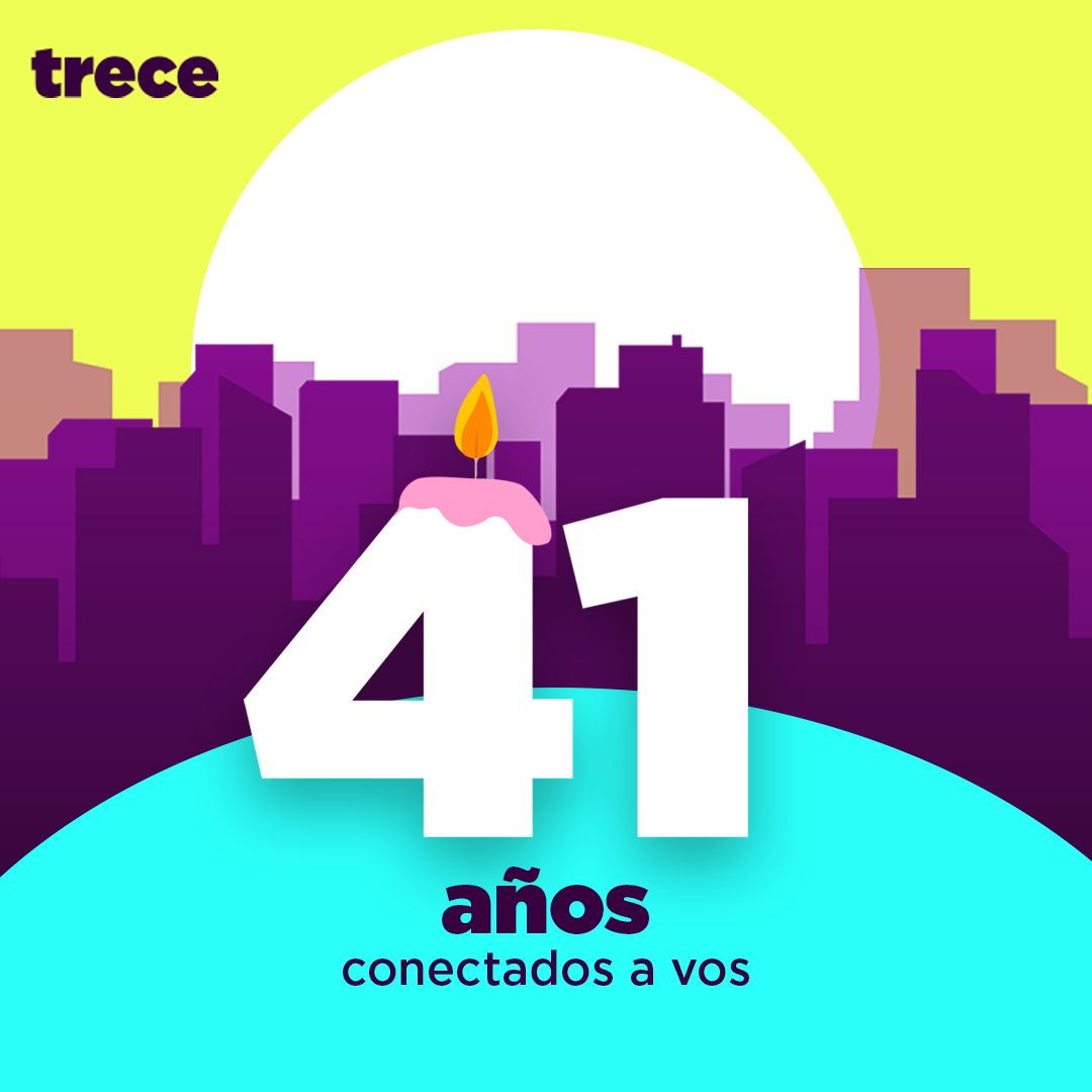 Trece cumple 41 años, siempre conectados a sus televidentes.