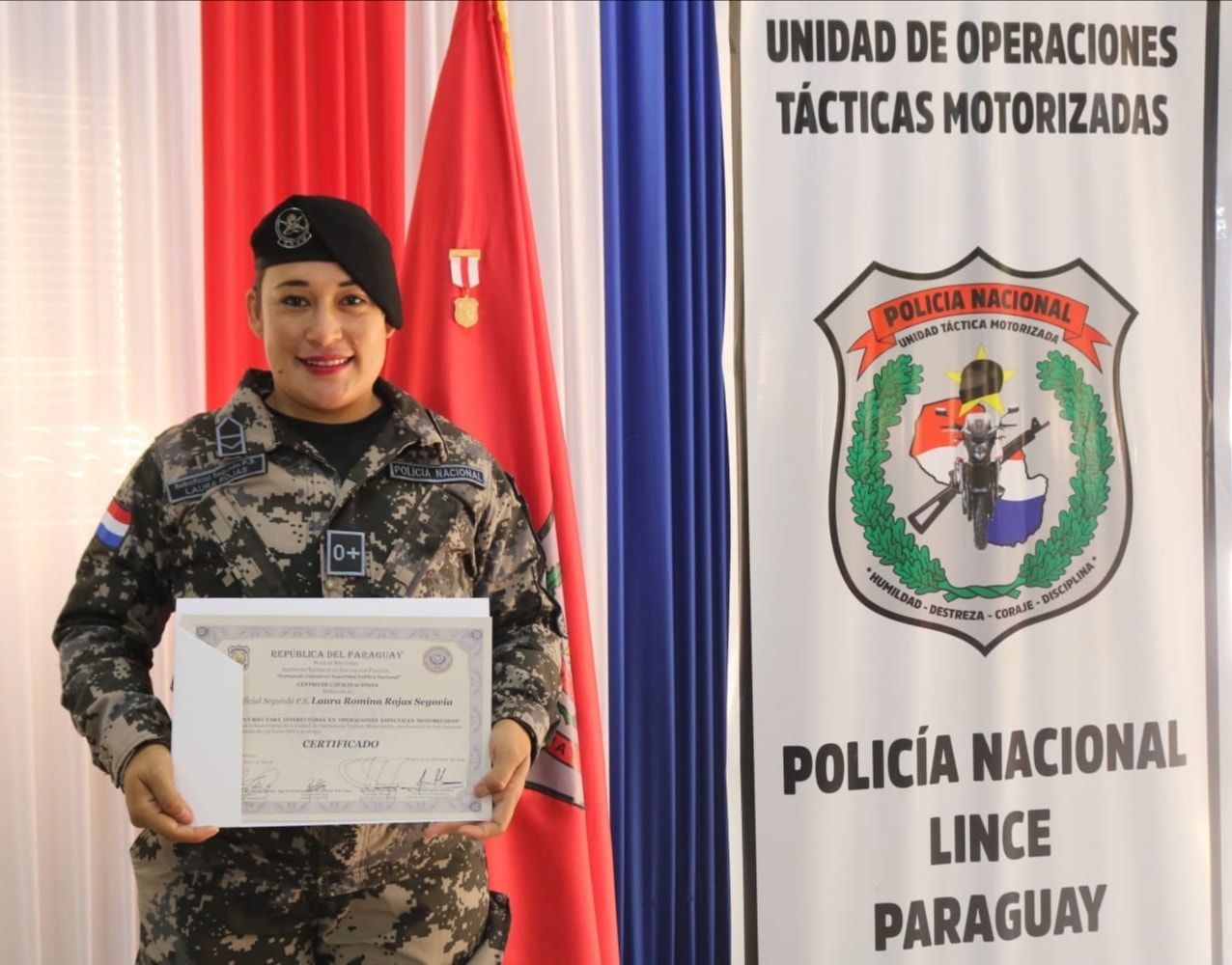 Laura Rojas de 27 años, oriunda de la ciudad de Pilar, departamento de Ñeembucú.