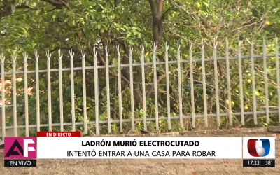 Supuesto ladrón intentó entrar a una casa y murió electrocutado en Lambaré