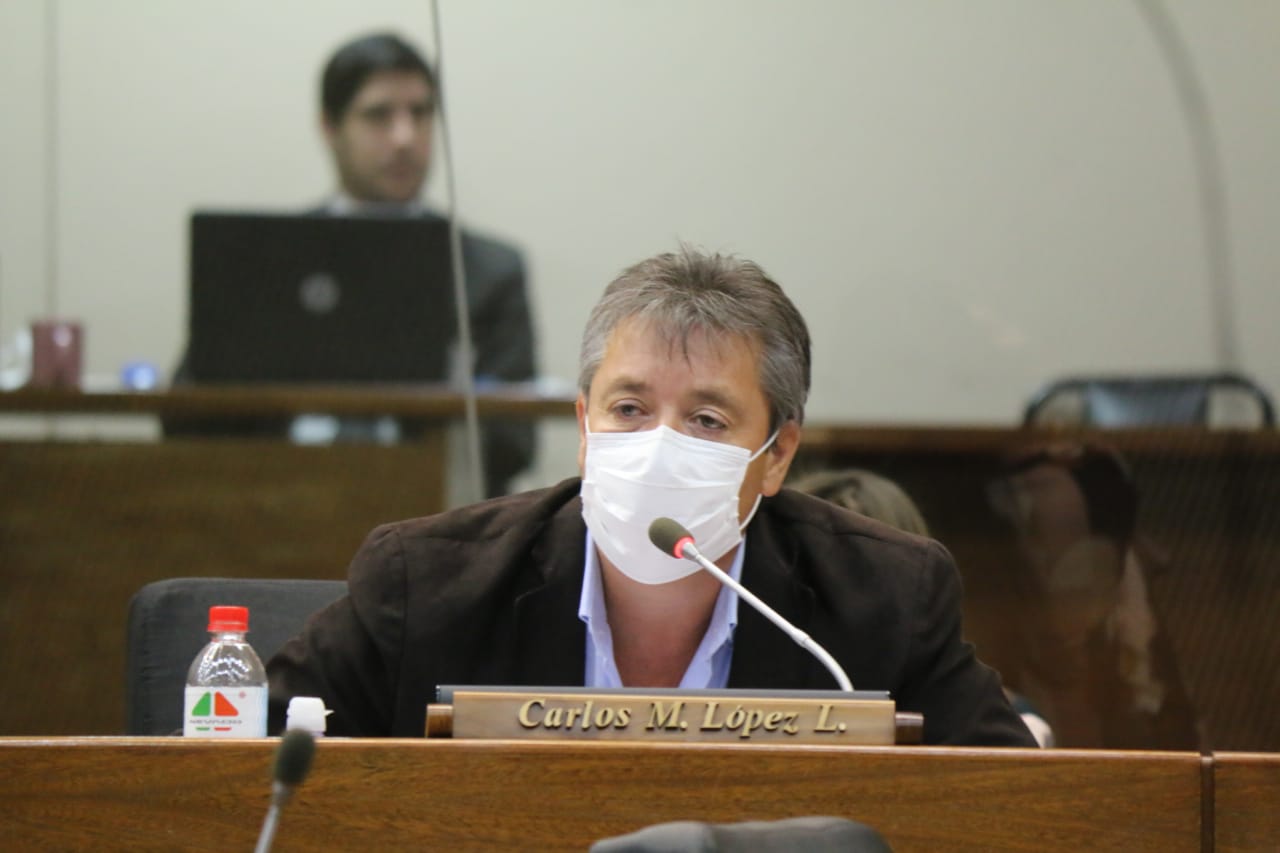 Carlos María López fue electo como nuevo presidente de la Cámara de Diputados. Foto: Diputados.