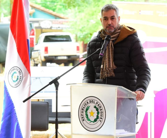 Mario Abdo Benítez, presidente de la República. Foto: Presidencia.