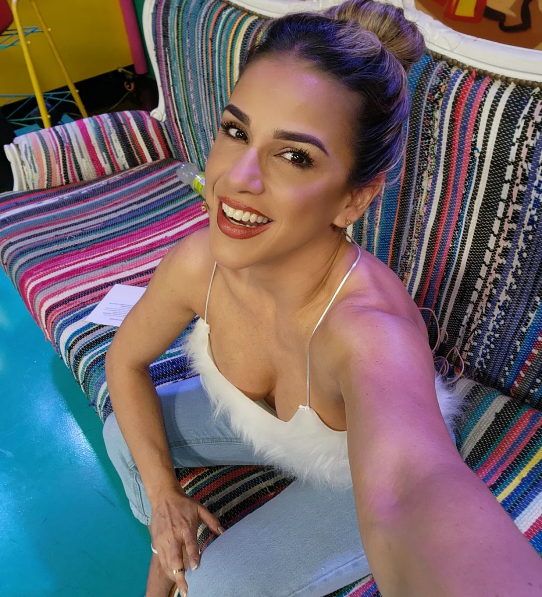 Malala Olitte, conductora de 'Tercer Tiempo'. Foto: IG Malala Olitte.