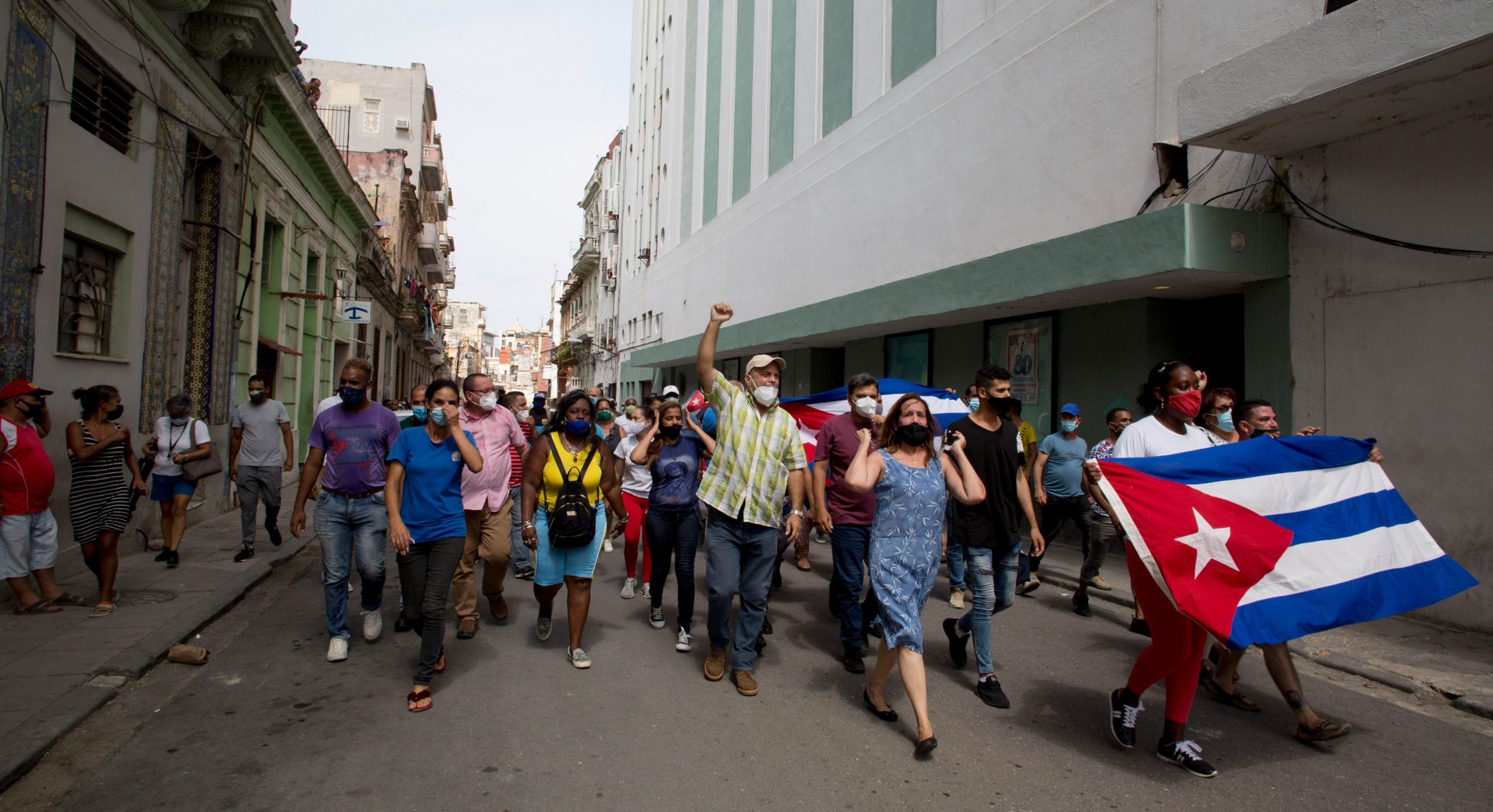 ONG registró 232 protestas en marzo contra la dictadura en Cuba. Foto: EFE.