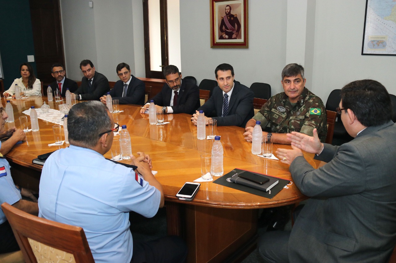 Paraguay y Brasil comparten programa de protección de fronteras. Foto: Ministerio del Interior.