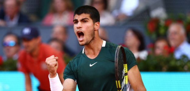 Derrotó a Nadal y Djokovic, y es número 6 del mundo: él es Carlos Alcaraz. Foto: gentileza.