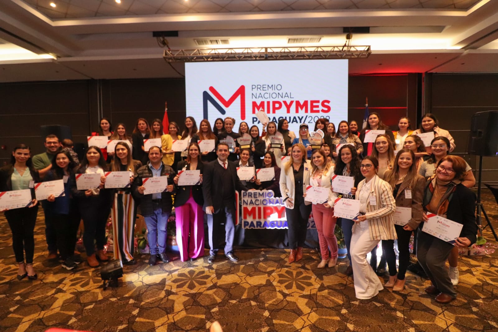 MIC entrega Premio Nacional Mipymes a 44 emprendimientos. Foto: MIC.