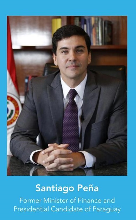 Santiago Peña, exministro de Hacienda y precandidato a la presidencia. Foto: gentileza.