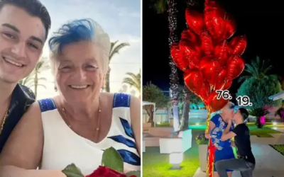 Viral: Joven de 19 años le pidió matrimonio a su “alma gemela” de 76 años