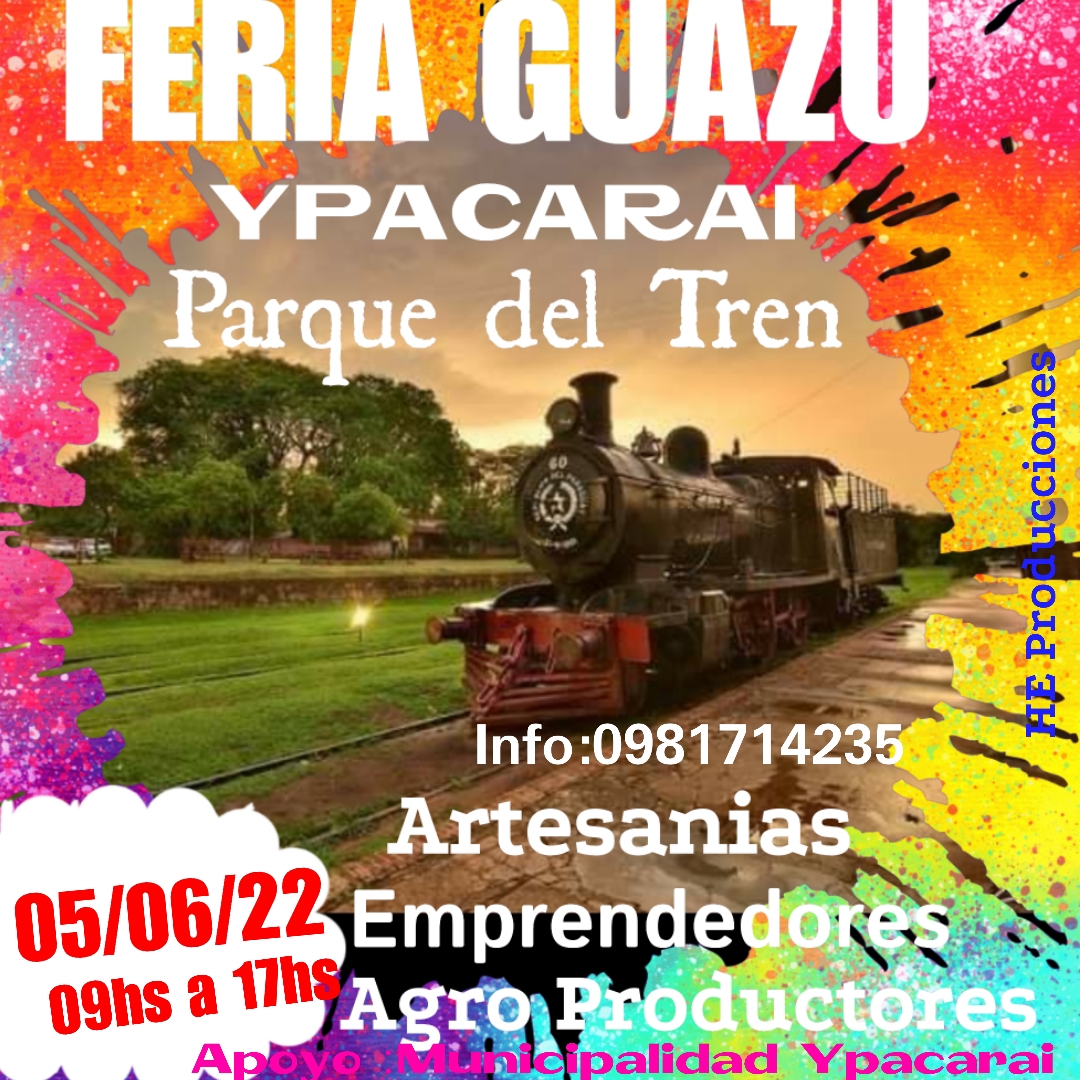 Feria Guazu en el Parque del Tren