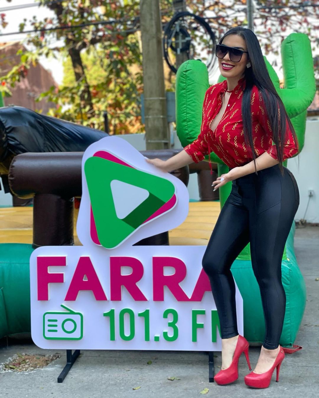 Ana Laura Chamorro, conductora de Radio Farra 101.3 FM. Foto: gentileza.