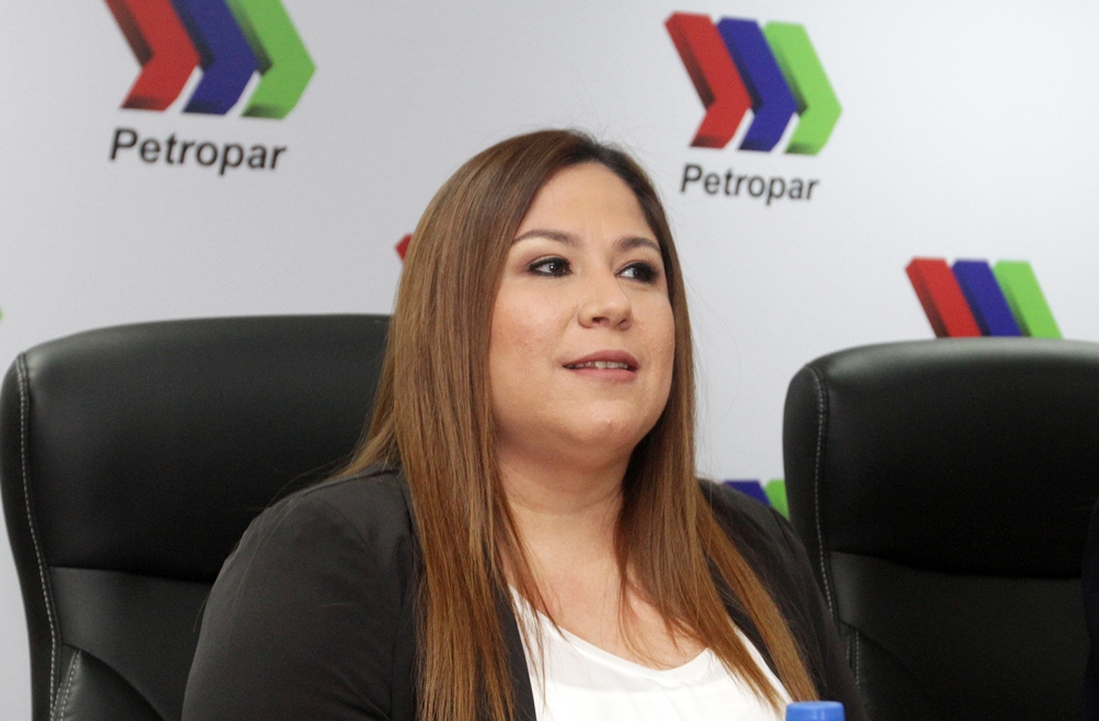 Patricia Samudio, extitular de Petropar. Foto: Agencia IP.