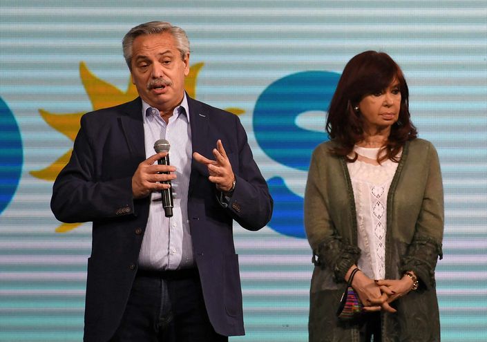 Alberto Fernández y Cristina Fernández. Foto: gentileza.