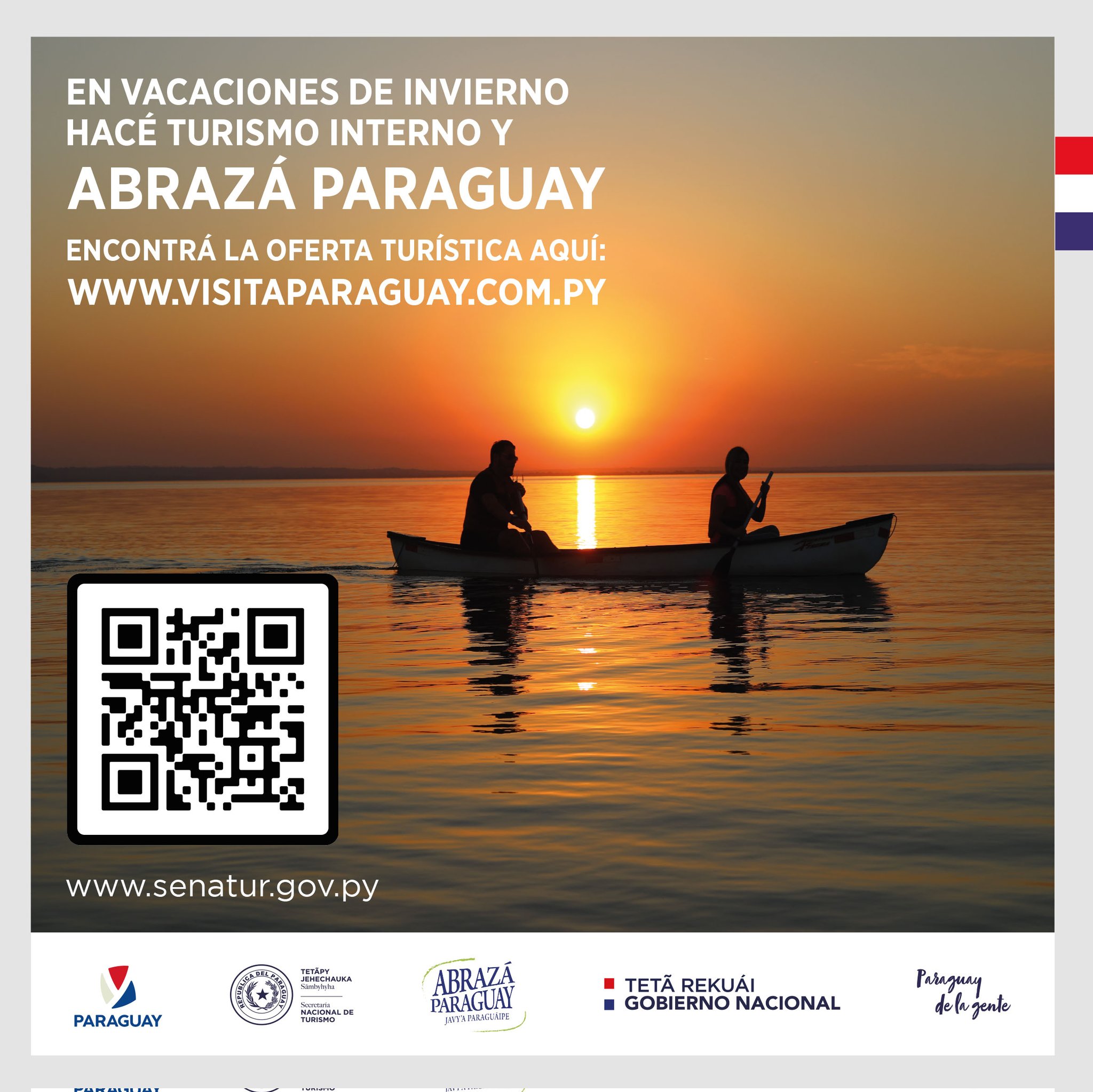 Senatur propone “Abrazar Paraguay” durante las vacaciones de invierno.