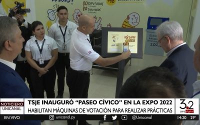 TSJE habilita máquinas de votación en la Expo de MRA