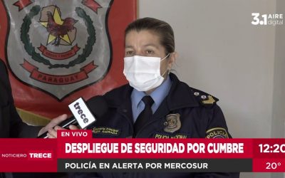 Policía emitió “alerta de seguridad” para la cumbre del Mercosur