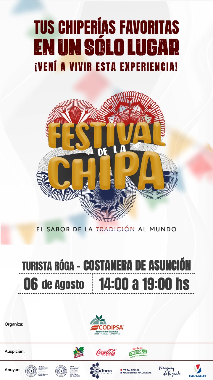Se viene el Festival de la Chipa en Asunción