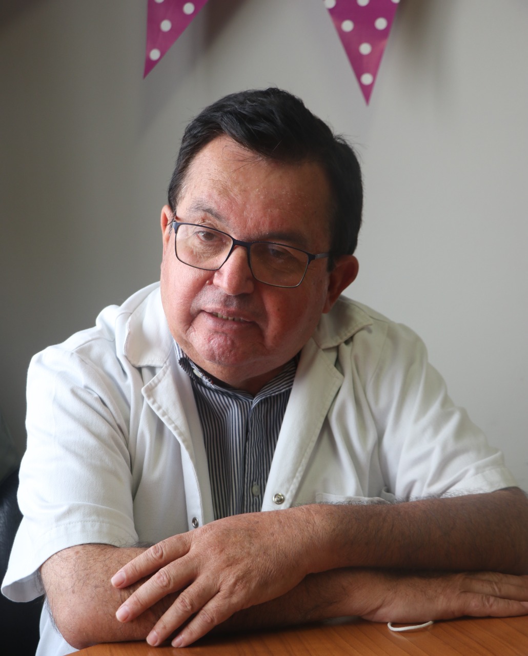 Dr. Jorge Jarolín, jefe del Dpto. de Cardiología Pediátrica
