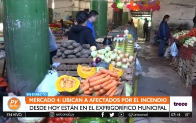 Reubican en exfrigorífico del Mercado 4 a más de 60 comerciantes afectados por incendio de la Feria Aragón