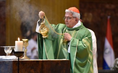 Primera misa como cardenal: Adalberto Martínez instó a las autoridades a comprometerse con la verdad