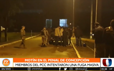 Motín del PCC en penal de Concepción dejó tres heridos y un muerto