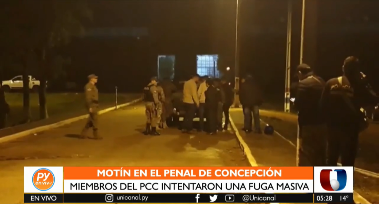 Motín del PCC en penal de Concepción dejó tres heridos y un muerto - trece