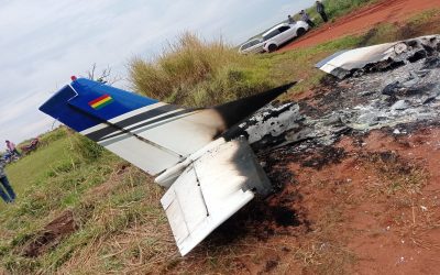 Caaguazú: encuentran supuesta narco-avioneta incinerada