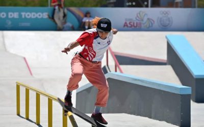 Odesur: Representantes paraguayos del skateboarding quedan entre los ochos mejores