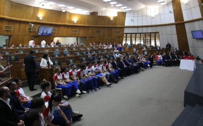 Diputados otorgan merecida distinción a medallistas paraguayos de los Juegos Odesur