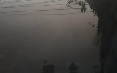 Incendio de gran magnitud afecta a local comercial ubicado sobre San Martín