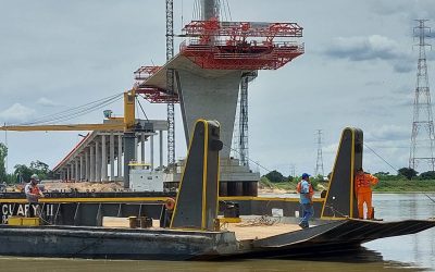 Reportan 80% de avance en obras del puente Héroes del Chaco