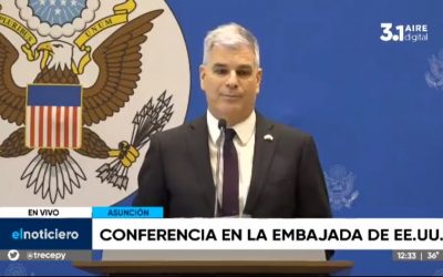 Embajador de EE.UU. habla de bloqueos financieros para Horacio Cartes y Hugo Velázquez
