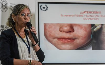 Salud confirma caso positivo de sarampión en el país