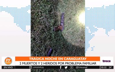 Riña familia en Caraguatay deja dos muertos y dos heridos